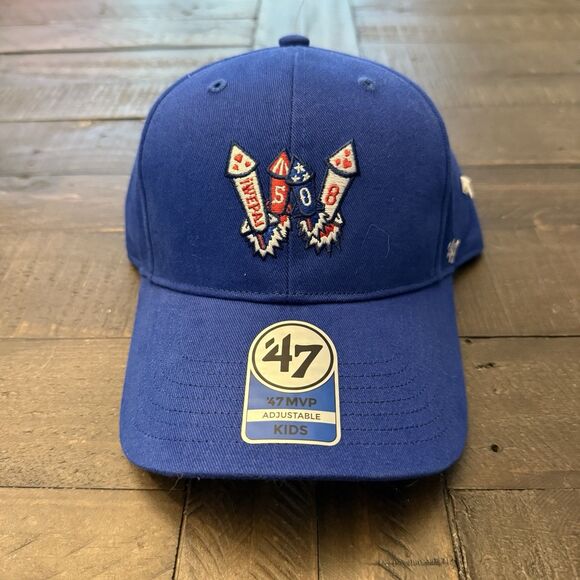 '47 MiLB Worcester Woo Sox Red Sox Los Wepas Franchise Baseball Cap KIDS NWT - Picture 1 of 6